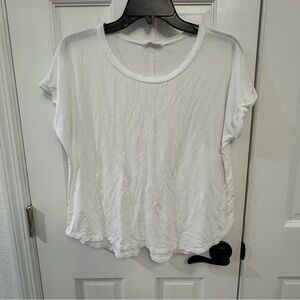 Rebel‎ Society White Relaxed Fit Tee – Size L